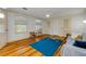Inviting bedroom with hardwood floors, two windows, and three closets at 639 John Anderson Dr, Ormond Beach, FL 32176