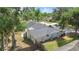 Aerial view of backyard featuring a new roof at 6402 Beechnut Dr, Lakeland, FL 33813
