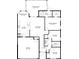Detailed floor plan showcasing the layout of the home at 741 Mystic Oaks Ln, Deland, FL 32724