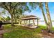 Lakeside picnic pavilion with seating, offering a relaxing outdoor space for gatherings and enjoying scenic water views at 7423 Elsworth Ct, Orlando, FL 32819