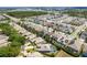 A high-angle view captures the meticulously planned community and the convenient location of this home at 10662 Woodchase Cir, Orlando, FL 32836