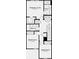 Second floor plan with primary suite, two bedrooms, two baths, and laundry at 146 River Front Way, Edgewater, FL 32141
