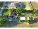 Extensive property with pool, lush landscaping, outbuildings, and ample green space creating a private oasis at 15714 Turkey Farm Rd, Minneola, FL 34715
