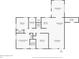 Detailed floor plan showcases the layout of the home's rooms and their dimensions at 1805 Knox Ave, Sanford, FL 32771