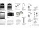 Sample fixtures include GE appliances, Delta faucets, and Schlage door hardware at 182 River Front Way, Edgewater, FL 32141