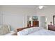 This bedroom features a ceiling fan and television, offering relaxation and entertainment at 3617 Cherry Hill Dr, Orlando, FL 32822