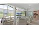 Relaxing sunroom featuring comfortable seating and panoramic views of the lush surroundings and access to the kitchen at 3617 Cherry Hill Dr, Orlando, FL 32822