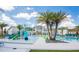 Resort-style pool with a water slide, splash pad, and Gathering-friendly amenities for a fun vacation at 4420 Shiva Loop, Kissimmee, FL 34746