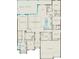Detailed floor plan showcasing the layout with the owner's suite and gathering room at 4619 Flagstaff Ct, Orlando, FL 32820