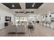 Open-concept living room with modern ceiling, fan, and plenty of natural light at 4619 Flagstaff Ct, Orlando, FL 32820