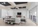 Inviting living room featuring modern ceiling, fan, and access to the outdoors at 4619 Flagstaff Ct, Orlando, FL 32820
