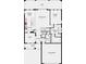 This well-designed floor plan provides open and functional living spaces on the first floor of the home at 5241 Quillback Ln, St Cloud, FL 34771
