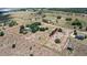 Aerial view of a large property enclosed by a red perimeter line at 7823 Baron Ave, Howey In The Hills, FL 34737