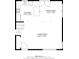 Floor plan featuring kitchen, dining, and living areas, showcasing an open-concept design at 7823 Baron Ave, Howey In The Hills, FL 34737