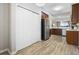 Contemporary kitchen featuring stainless steel refrigerator and modern finishes at 9423 Myrtle Creek Ln # 510, Orlando, FL 32832