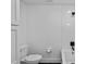 Contemporary bathroom design with white subway tile, modern fixtures, and sleek accents at 1831 W Clinton Dr, St Cloud, FL 34769