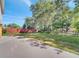 Large backyard with concrete patio at 2004 Prescott Blvd, Deltona, FL 32738