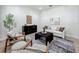 Cozy living room with contemporary furniture, stylish rug, and sleek decor at 2240 Osprey Ave, Orlando, FL 32814