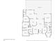 Detailed floor plan showcasing the layout of the home with bedroom, kitchen, and bathroom locations at 2569 Gabrielle Woods Pl, Oviedo, FL 32765