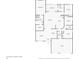 Detailed floorplan showing layout of rooms and dimensions throughout the house at 113 St Thomas Dr, Mulberry, FL 33860