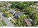 An overhead view of a modern, two-story home showcasing the neatly landscaped property at 2306 Hargill Dr, Orlando, FL 32806
