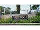 Elegant Visconti sign surrounded by lush landscaping at the condominium community's entrance at 2329 Shadow View Cir # 2329, Maitland, FL 32751