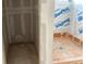 Unfinished bathroom and shower featuring new GlasRoc tile backer at 2395 Zuni Road, St Cloud, FL 34771