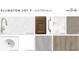 Material samples include: kitchen and bath countertops, backsplash, flooring, wall tile, cabinet and faucet at 2395 Zuni Road, St Cloud, FL 34771