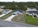 A charming single-story home with landscaped yard and a blue garage door at 2644 Sw 162 Nd Street Rd, Ocala, FL 34473