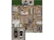 A modern open-concept layout floor plan showcases a spacious design at 2644 Sw 162 Nd Street Rd, Ocala, FL 34473