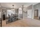 Spacious dining area with modern decor and convenient access to other rooms at 2844 Eagle Lake Dr, Orlando, FL 32837