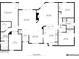 Detailed floor plan showcasing layout of the house, including bedrooms, bathrooms, and living spaces at 2844 Eagle Lake Dr, Orlando, FL 32837