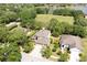 Aerial view of property near green space, pond and neighboring homes at 341 Kirkhill St, Ocoee, FL 34761
