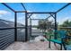Balcony with a view of the swimming pool and lake at 4301 Down Point Ln, Windermere, FL 34786