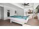 Recreational space featuring a pool table, perfect for indoor entertainment and relaxation at 4301 Down Point Ln, Windermere, FL 34786