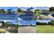 Collage of playground, picnic shelter, basketball court and open play areas in neighborhood park at 5803 Cheshire Cove Ter, Orlando, FL 32829