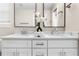 Bathroom with double sinks and modern fixtures at 8616 Port Said St, Orlando, FL 32817