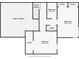 Upstairs floor plan including two bedrooms, a bathroom, closets, and a stairwell to the open area below at 940 Douglas Ave # 118, Altamonte Springs, FL 32714