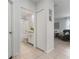 View of a bathroom with a shower-tub combination, bright lighting and modern fixtures at 116 Hurst Ct, Deland, FL 32724