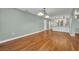 Inviting space with wood floors, flowing into the bright kitchen at 1329 Maury Rd, Orlando, FL 32804