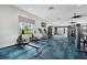 Bright gym offers modern equipment, a large window, and an inspiring space for your fitness routine at 2152 Rock Maple Bnd, Kissimmee, FL 34746