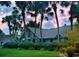 Stylish home exterior framed by tall palm trees, showcasing a unique architectural design and beautiful landscaping at 2155 Palm View Dr, Apopka, FL 32712