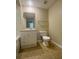 This bathroom features a single sink vanity, toilet and shower with tub at 322 E Central Blvd # 908, Orlando, FL 32801