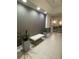 Hallway with modern finishes and potted plants at 322 E Central Blvd # 908, Orlando, FL 32801