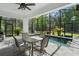 Outdoor patio featuring dining table with seating and pool at 34 Jackson Cir, Winter Springs, FL 32708