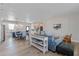 Open-concept living room flowing into the kitchen, perfect for modern living at 8003 Lake Nellie Rd, Clermont, FL 34714