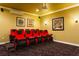 Private theater room featuring comfortable seating and projector for immersive entertainment experiences at 834 Golden Bear Dr, Reunion, FL 34747