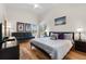 Spacious bedroom with ensuite access, modern furnishings, and ample natural light at 838 Kildrummy Dr, Davenport, FL 33896