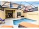 Inviting backyard pool area with patio furniture for lounging at 8971 California Palm Rd, Kissimmee, FL 34747