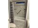 Updated bathroom featuring tiled shower with safety bar and built-in shelving at 117 Darlene Ct, Davenport, FL 33897